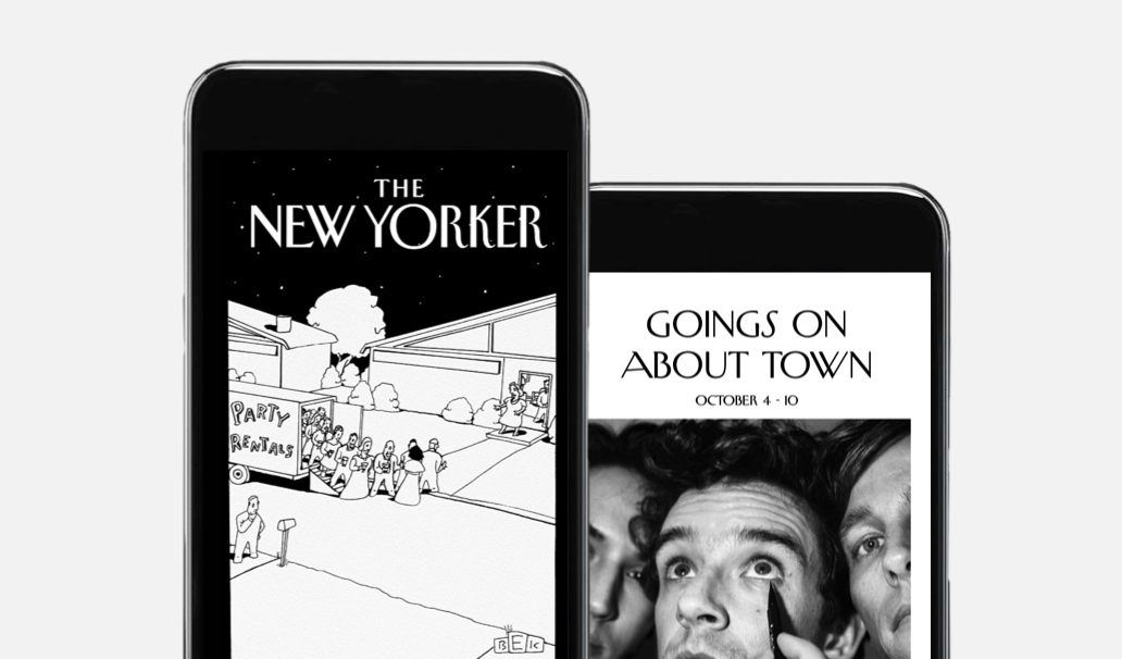 New Yorker magazine app